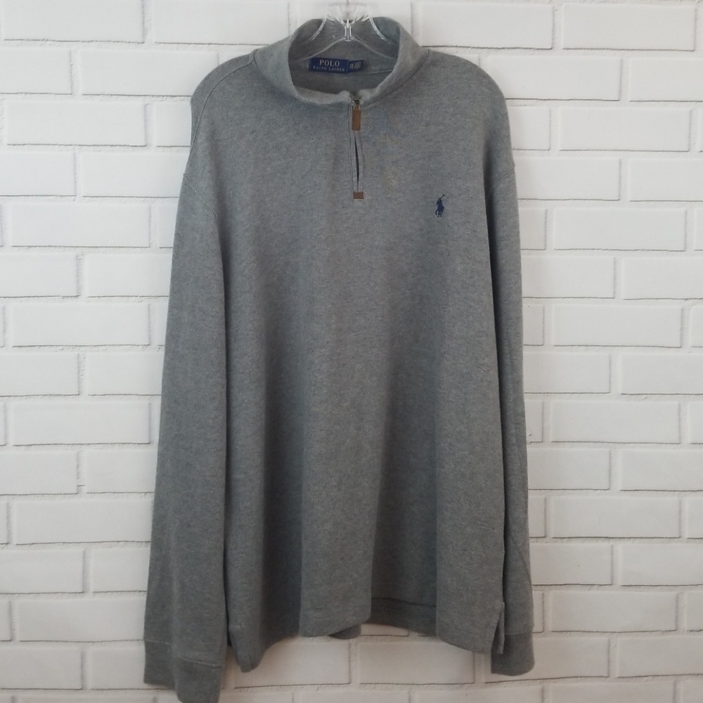 Polo Ralph Lauren 1/2 Zip Cotton Pullover Sweater